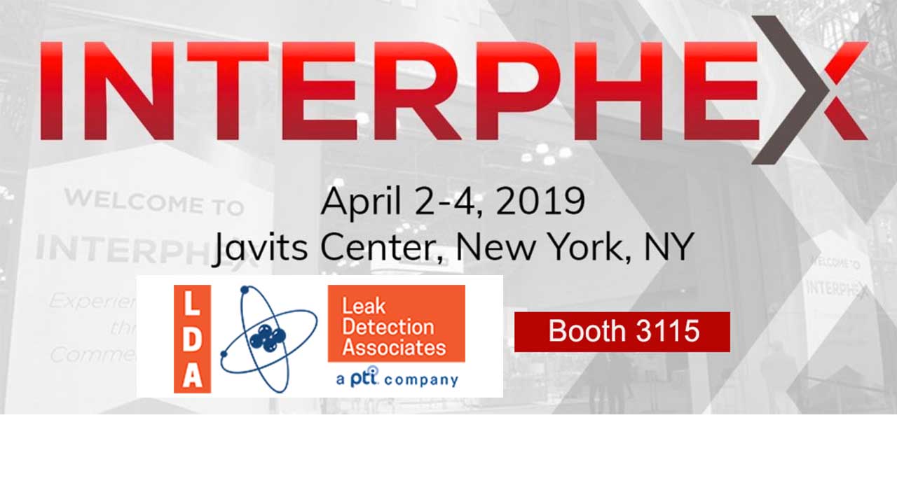 Leak Detection Associates Announces Participation in INTERPHEX 2019